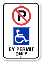 1RH0R1 Hadicap parking sign, Toronto Municipal Standard parking sign Toronto Municipal Code Chapter 915