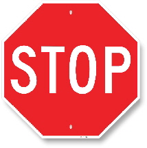 1st001 stop sign