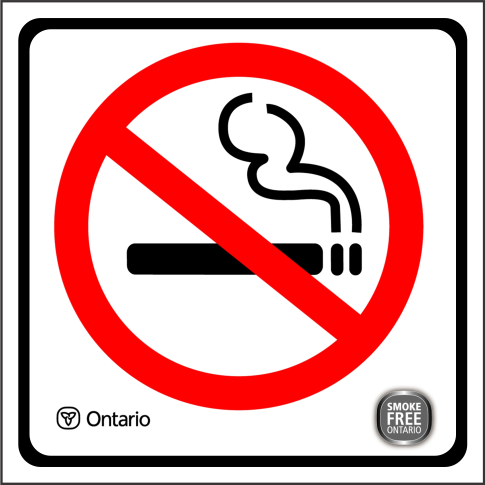 2NS002 No Smoking Sign  Ontario