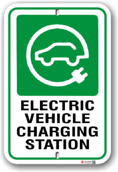 ev002 electric vehicle parking only sign made by all signs co toronto